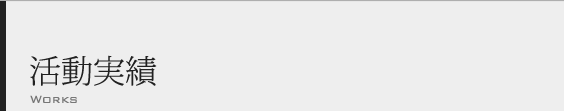 活動実績